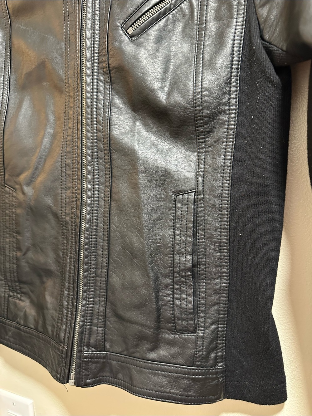 Maurices Women’s Black Faux Leather Jacket - Picture 4 of 9